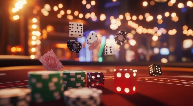 Close-up of live roulette wheel in xmaster studio with dealer in professional attire